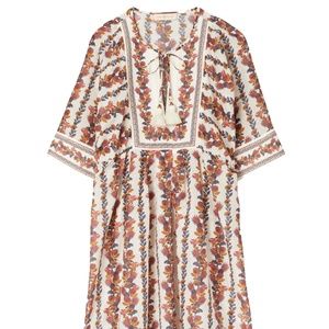 NWT! Tory Burch Printed Beach Cover-Up Tunic in size M